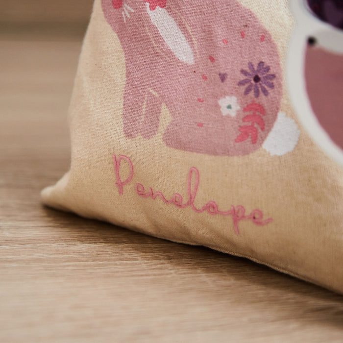 Personalised Pink Bunny FSC® Wooden Puzzle