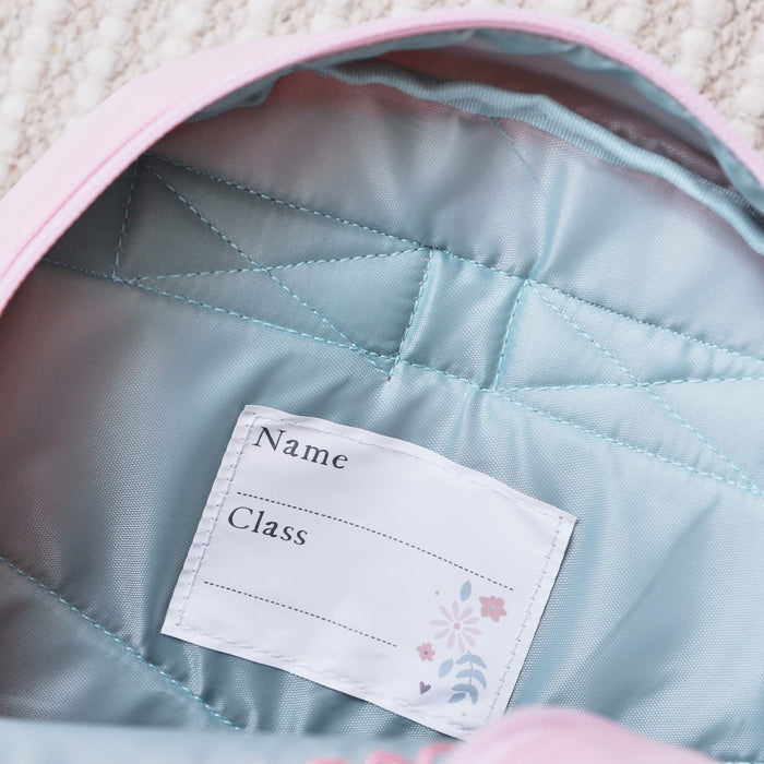Personalised Pink Bunny Mini Backpack