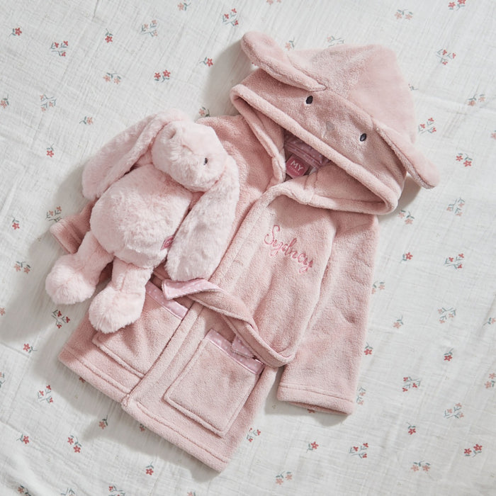 Personalised Pink Bunny Snuggle & Cuddle Gift Set