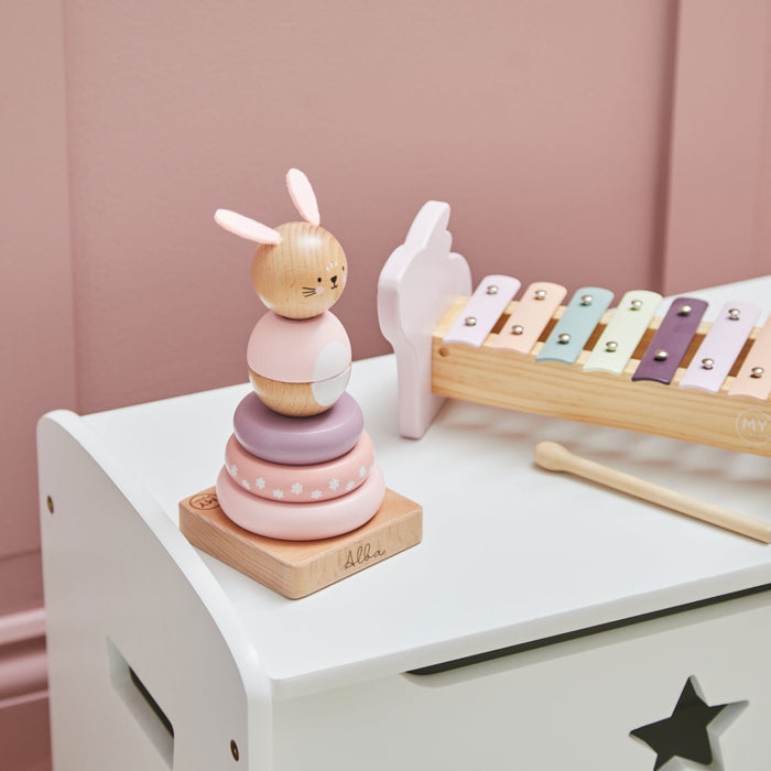 Personalised Pink Bunny Ultimate Gift Set