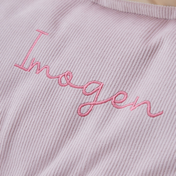 Personalised Pink Cord Big Bean Bag Chair