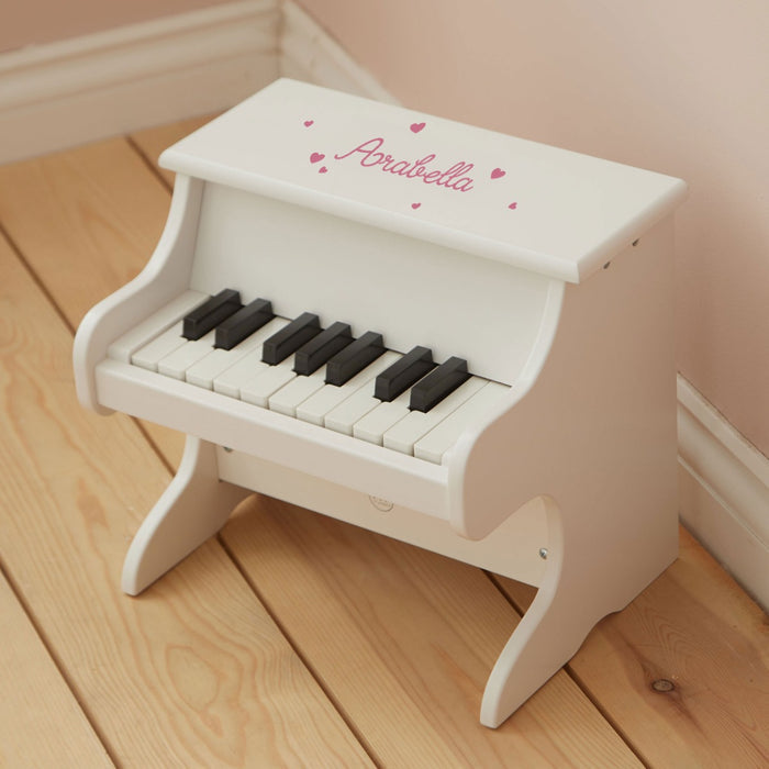 Personalised Pink Heart Piano FSC®