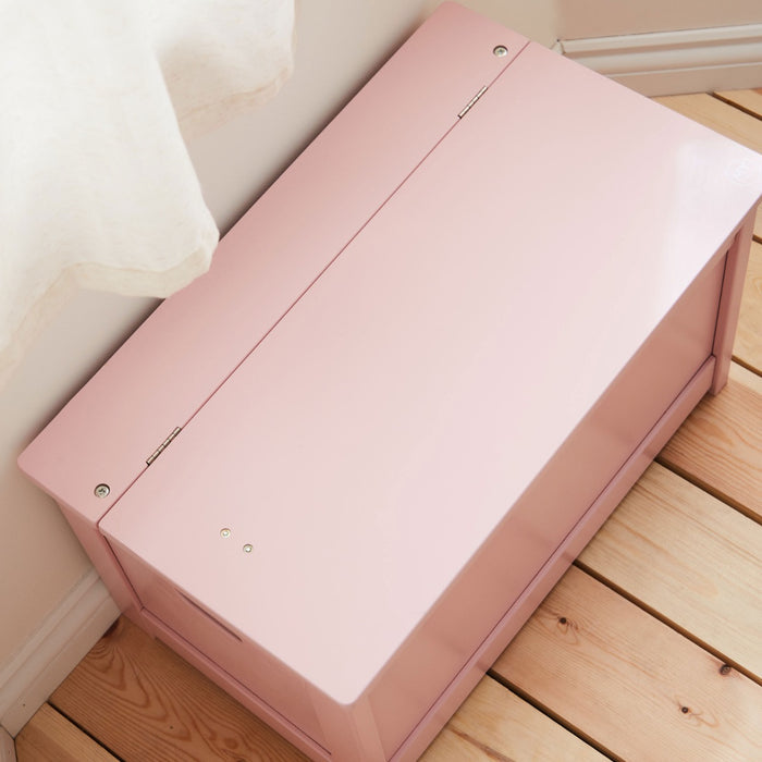 Personalised Pink Heart Tulip Toy Box
