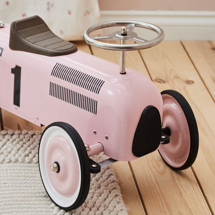 Personalised Pink Metal Ride On Car