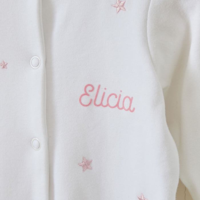 Personalised Pink Newborn Flopsy Gift Set