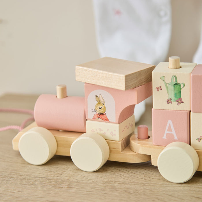 Personalised Pink Newborn Flopsy Gift Set