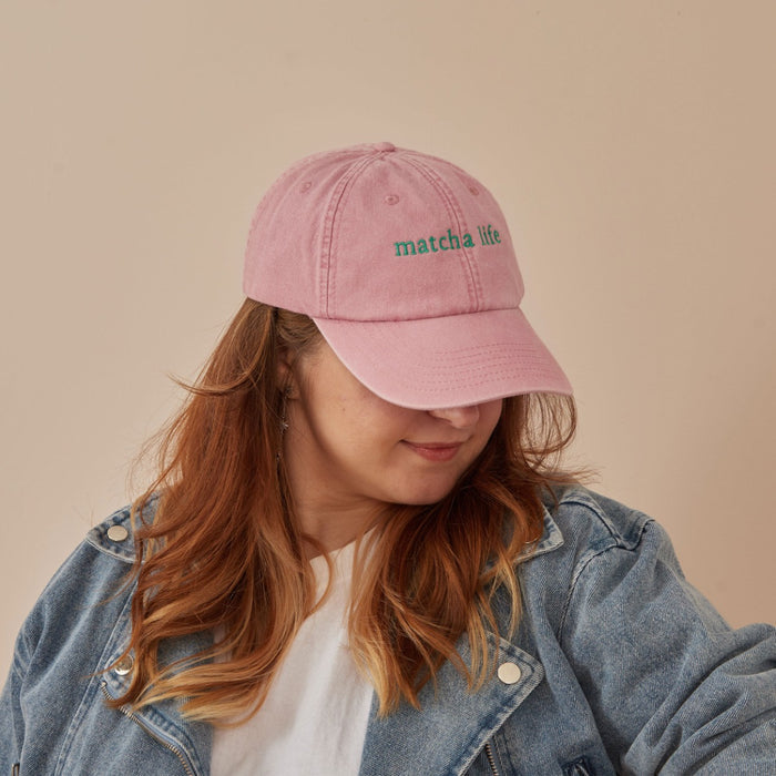 Personalised Pink Slogan Cap