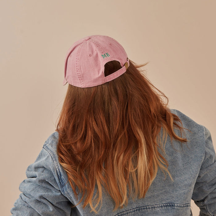 Personalised Pink Slogan Cap