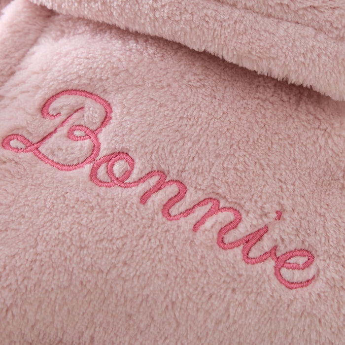 Personalised Pink Snuggle and Step Gift Set