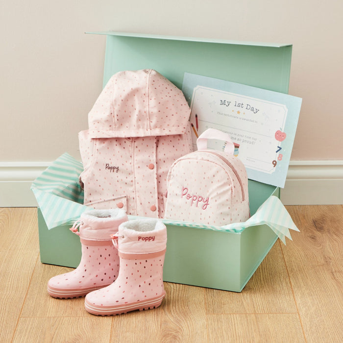 Personalised Pink Spot Splash & Explore Set