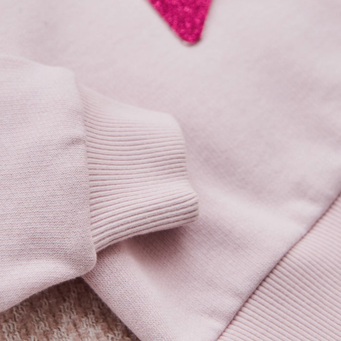 Personalised Pink Star Sweatshirt