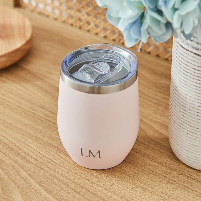 Personalised Pink Thermal Travel Cup