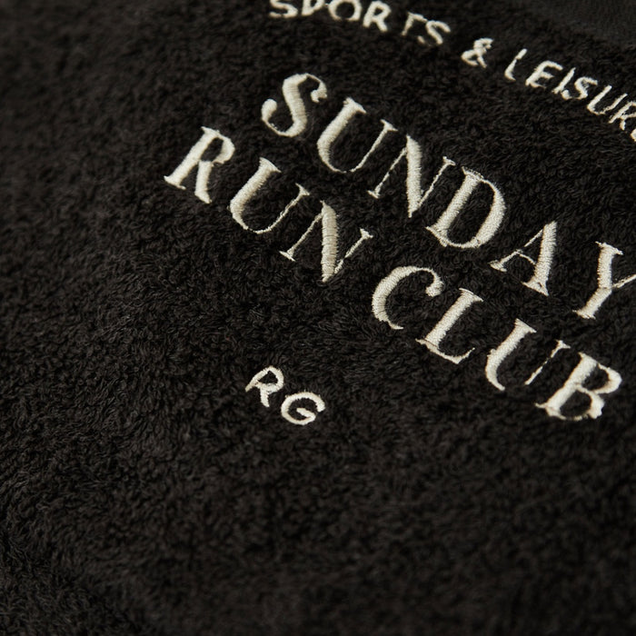 Personalised Pocket Black Gym Towel