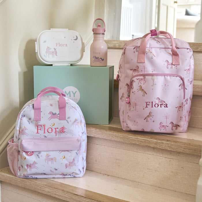 Personalised Ponies Medium Grab Handle Backpack
