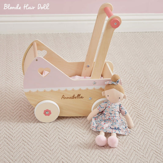 Personalised Pram and Doll Gift Set