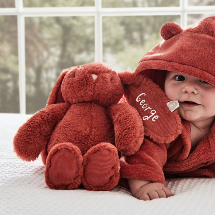 Personalised Pumpkin Bunny Soft Toy