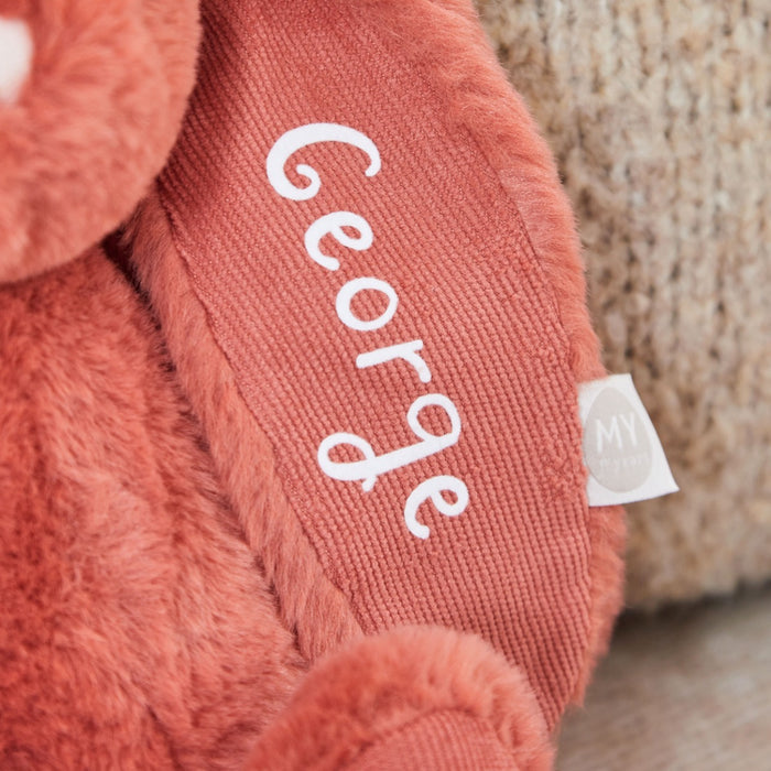 Personalised Pumpkin Bunny Soft Toy