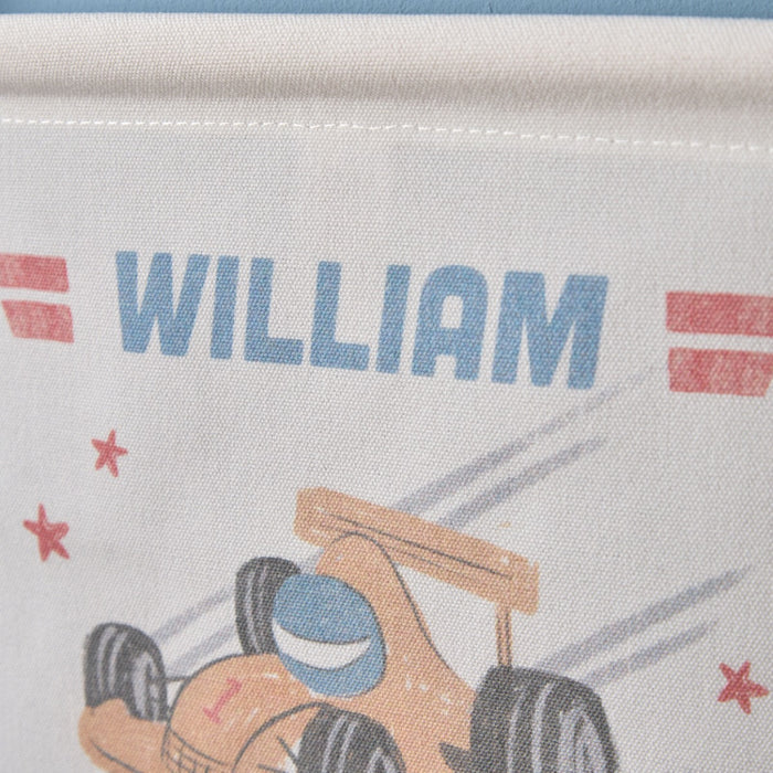 Personalised Race Car Checkered Wall Hanging