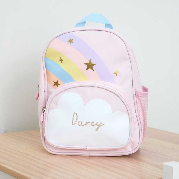 Personalised Rainbow Mini Character Backpack
