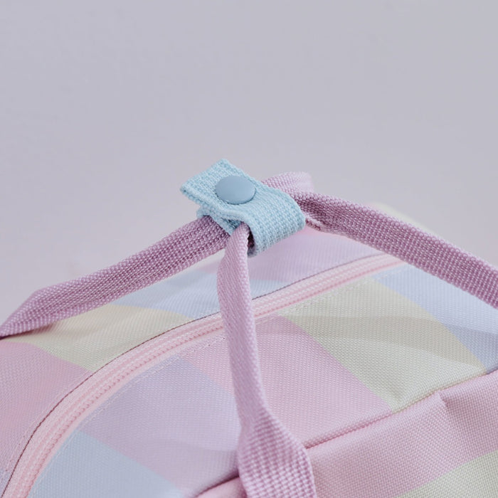 Personalised Rainbow Stripe Medium Backpack