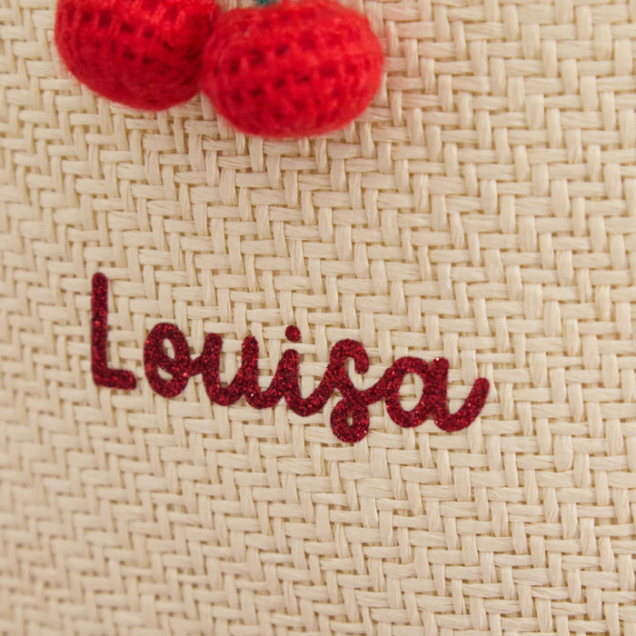 Personalised Rockahula Crochet Cherry Basket Bag