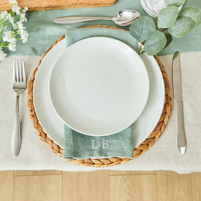 Personalised Rosemary Linen Napkin in Bold Font by Made Yours