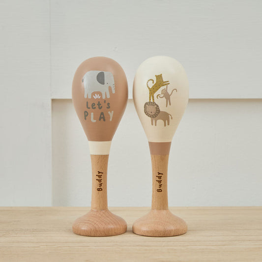 Personalised Safari Maracas FSC®