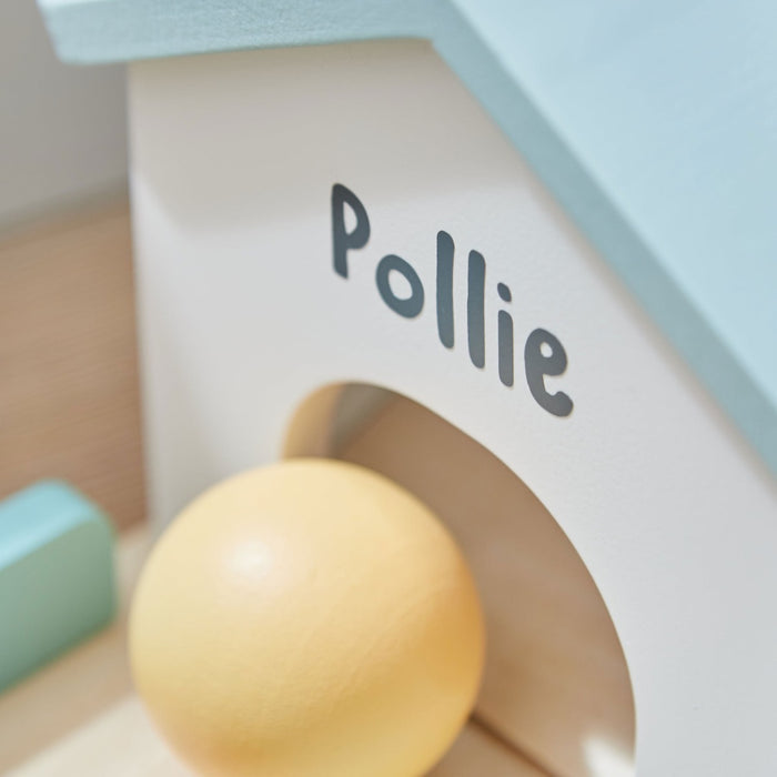 Personalised Safari Wooden Ball Drop Box Toy FSC®