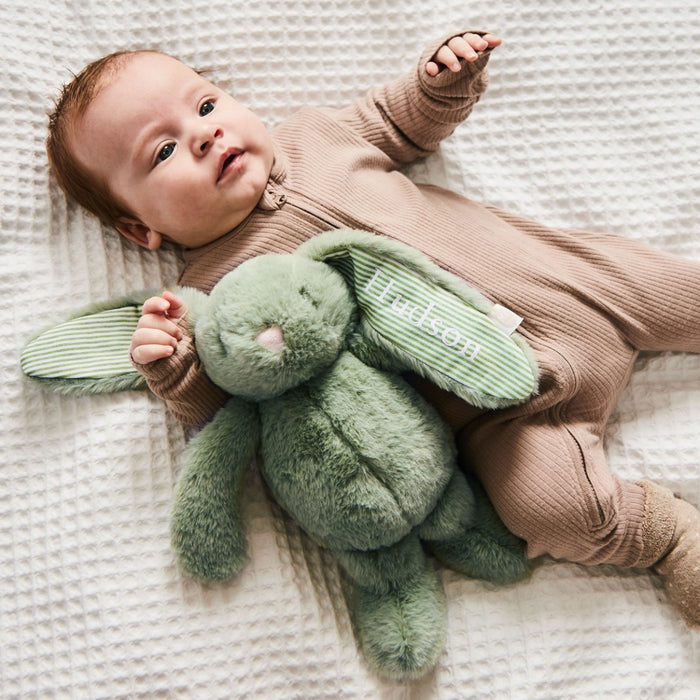 Personalised Sage Splash, Snuggle & Cuddle Gift Set