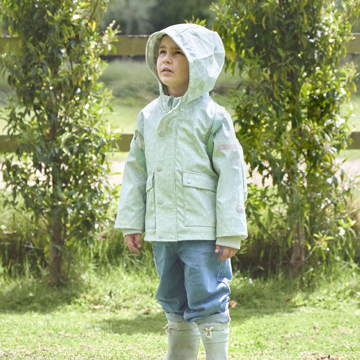 Personalised Sage Spot Rain Mac