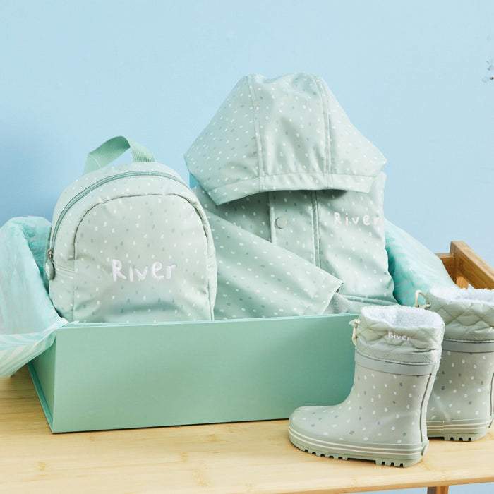 Personalised Sage Spot Splash & Explore Gift Set