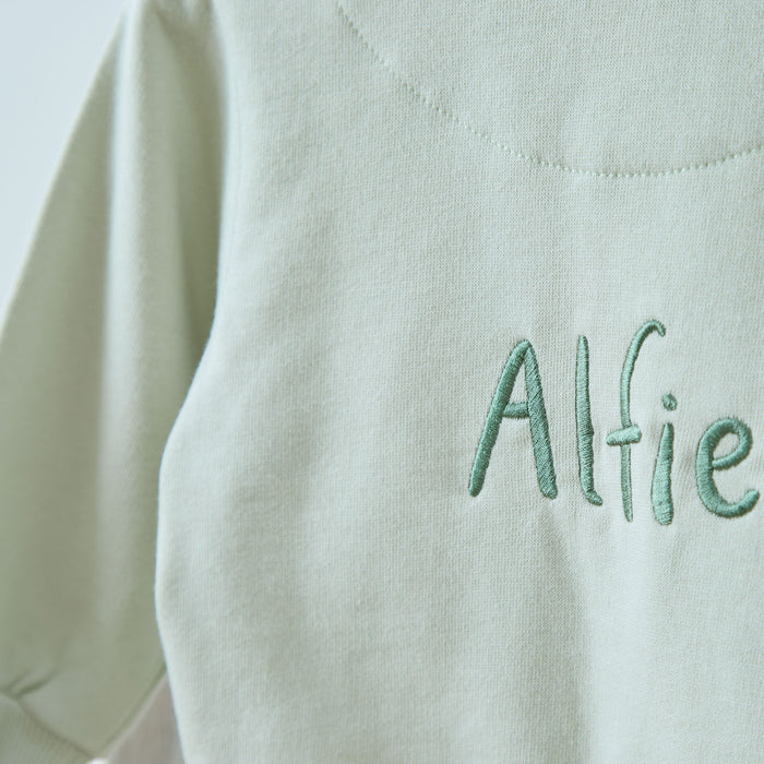 Personalised Sage Sweater