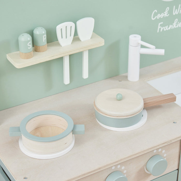 Personalised Sage Wooden Kitchen & Washing Machine FSC®