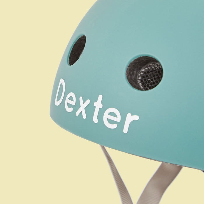 Personalised Scoot and Ride Green Highway Kick 1 Scooter & Helmet Gift Set