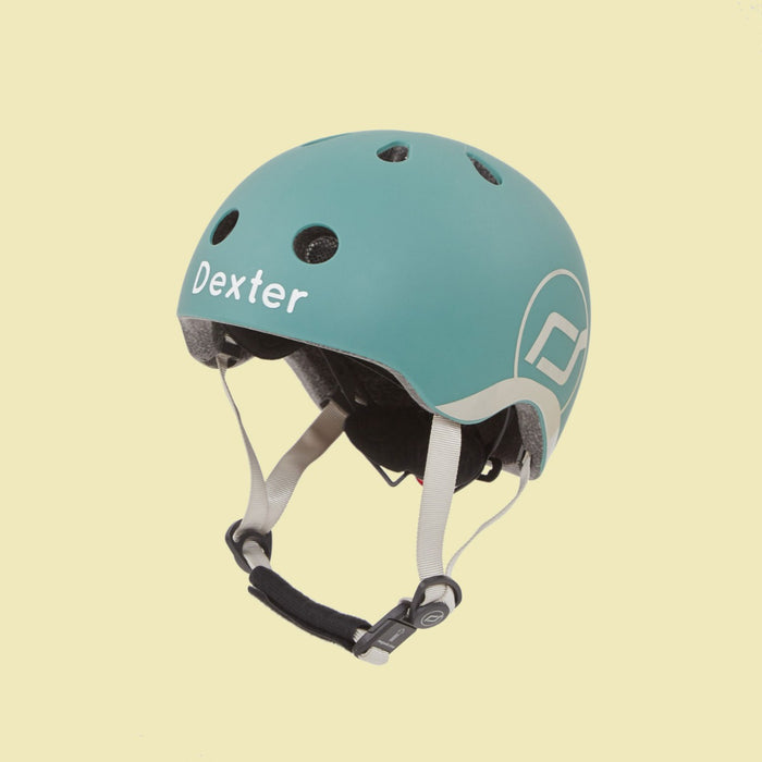 Personalised Scoot and Ride Green Highway Kick 1 Scooter & Helmet Gift Set