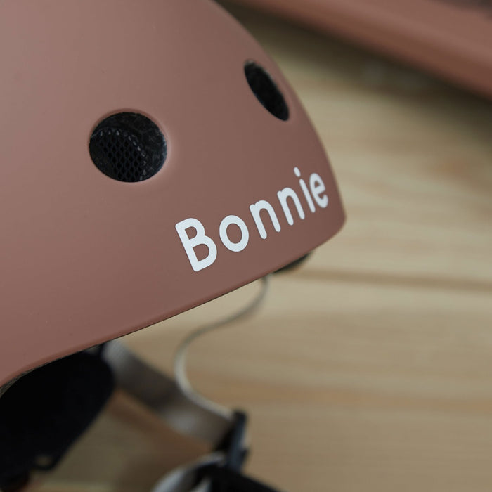 Personalised Scoot & Ride Push & Go Mocha Scooter & Helmet Gift Set