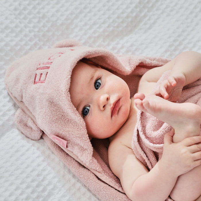 Personalised Small Pink Hooded Towel