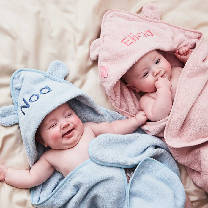 Personalised Small Pink Hooded Towel