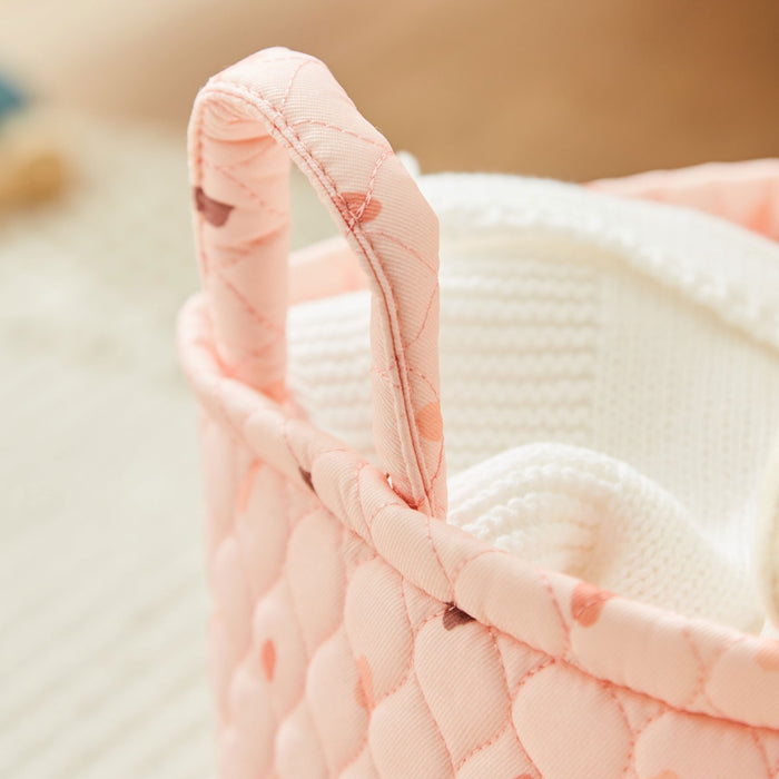 Personalised Small Pink Polka Dot Storage Bag