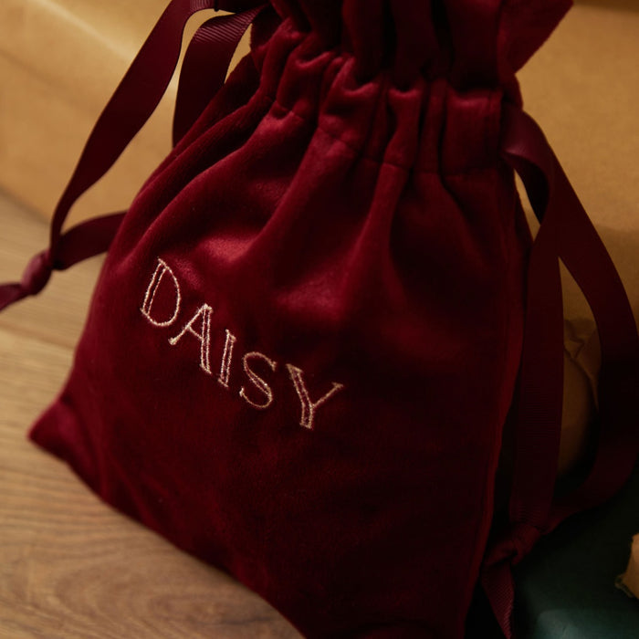 Personalised Small Velvet Gift Bag