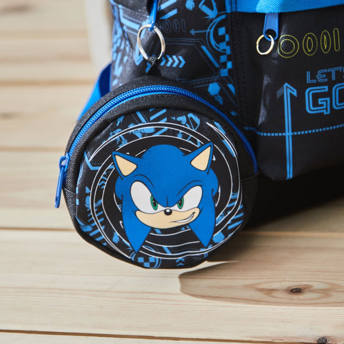 Personalised Sonic Backpack with Coin Purse