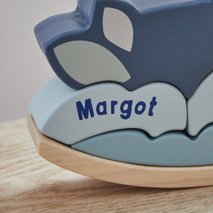 Personalised Speedy Monkey Whale Stacker