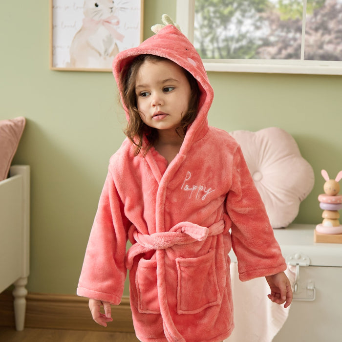 Personalised Strawberry Fleece Robe