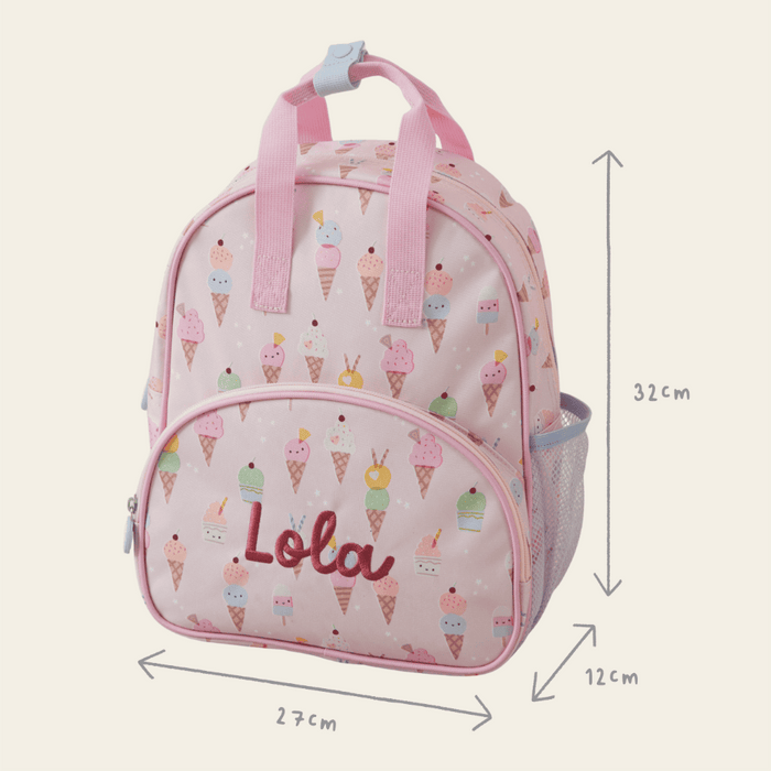 Personalised Summer Sorbet Medium Backpack