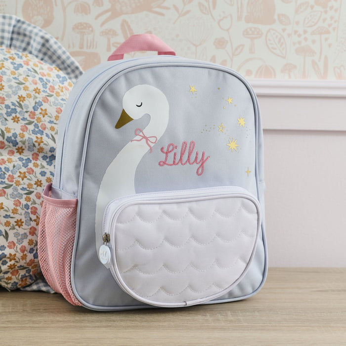 Personalised Swan Medium Backpack