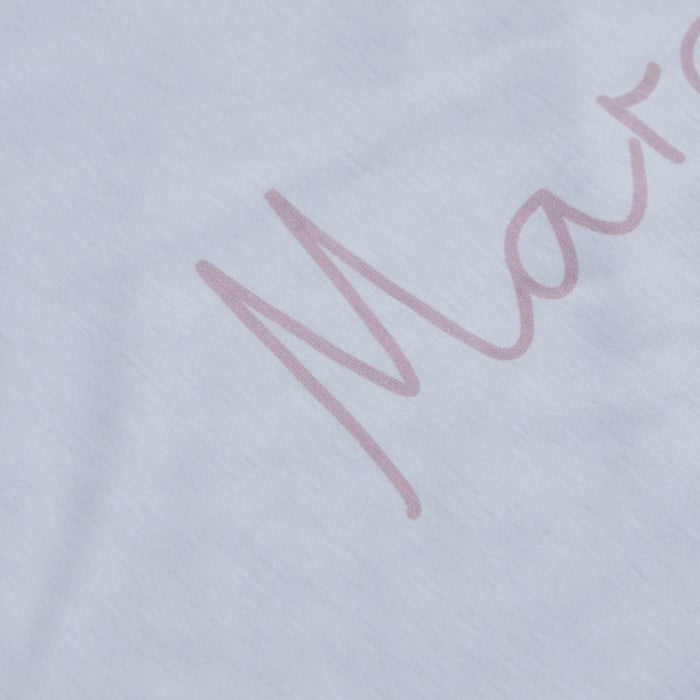 Personalised Sweet Pink Flower Jersey Blanket