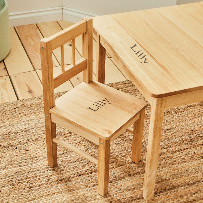 Personalised Table & Chairs Set