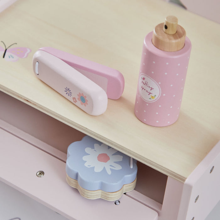 Personalised Tapletop Flower Vanity Mirror FSC®