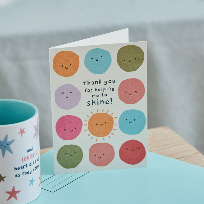 Personalised Thank You Rectangle Card