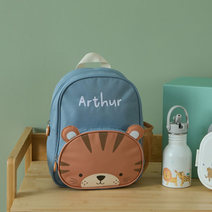 Personalised Tiger Pocket Mini Backpack